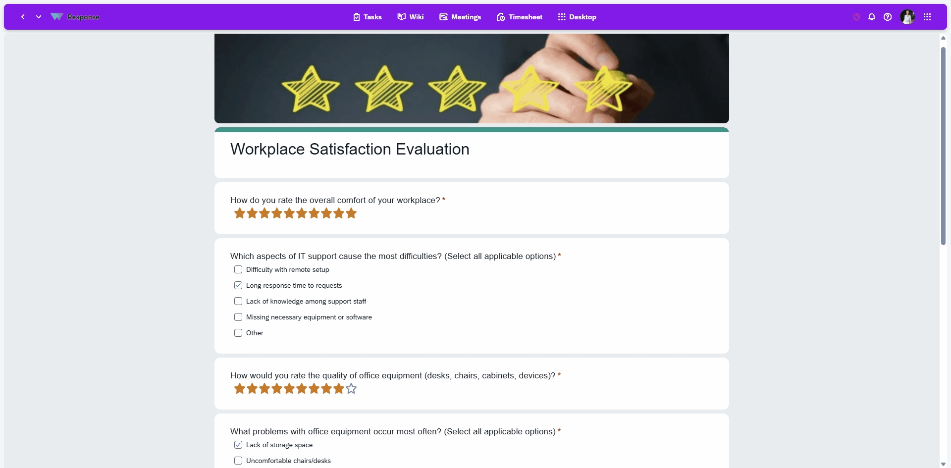 Response History Response History