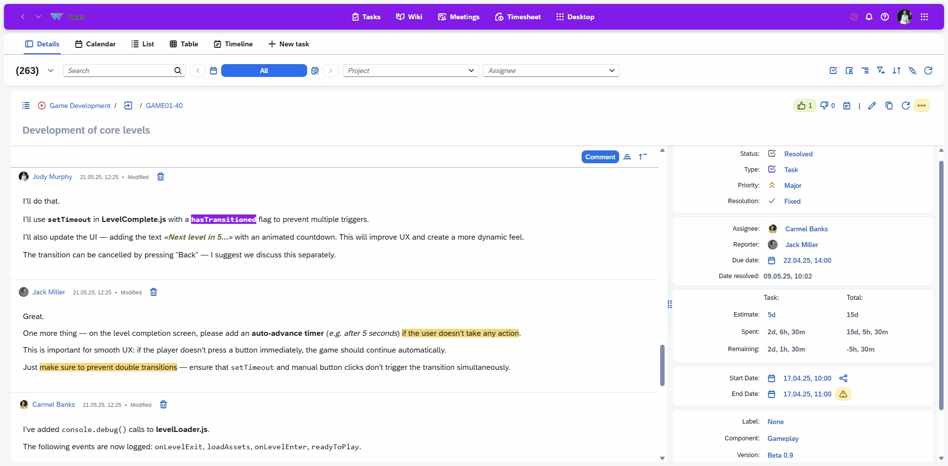Communication-1 Built-in communication and feedback system for commenting on agendas, asking questions, and reacting with likes or dislikes to improve team alignment and decision-making.