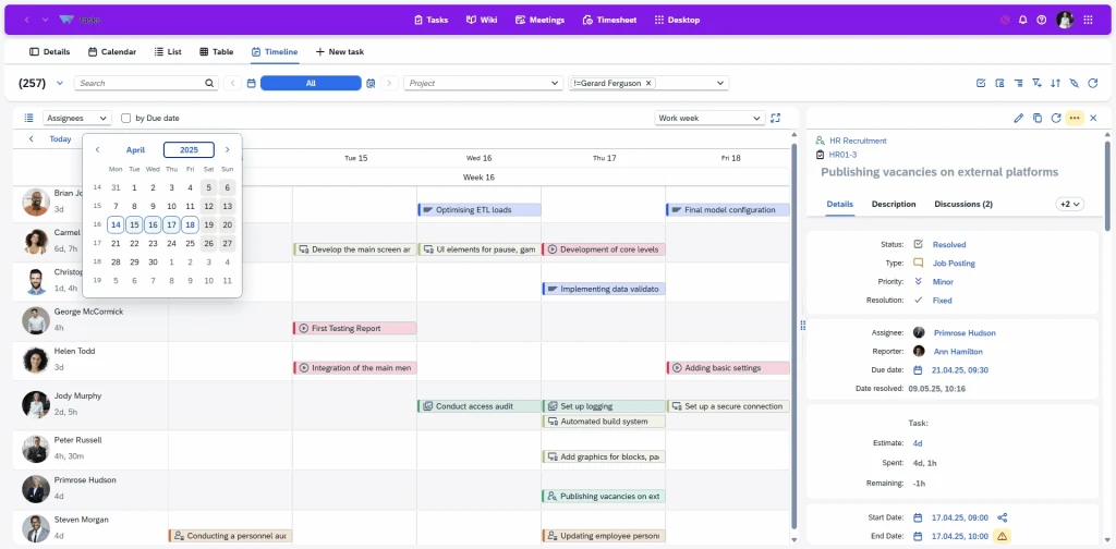 Task feedback and ratings system for evaluating work quality, clarity, deadlines and execution. Collect structured feedback from task creators and performers to improve collaboration, performance insights and future task planning.